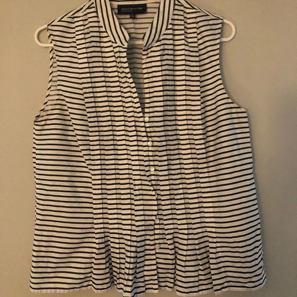 Jones New York striped shirt